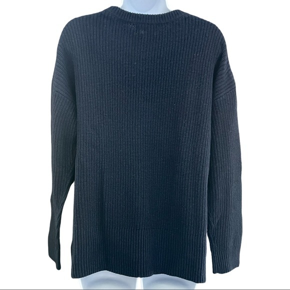 MELLODAY Two Pocket Knit Sweater in Navy - NWT - Picture 2 of 3